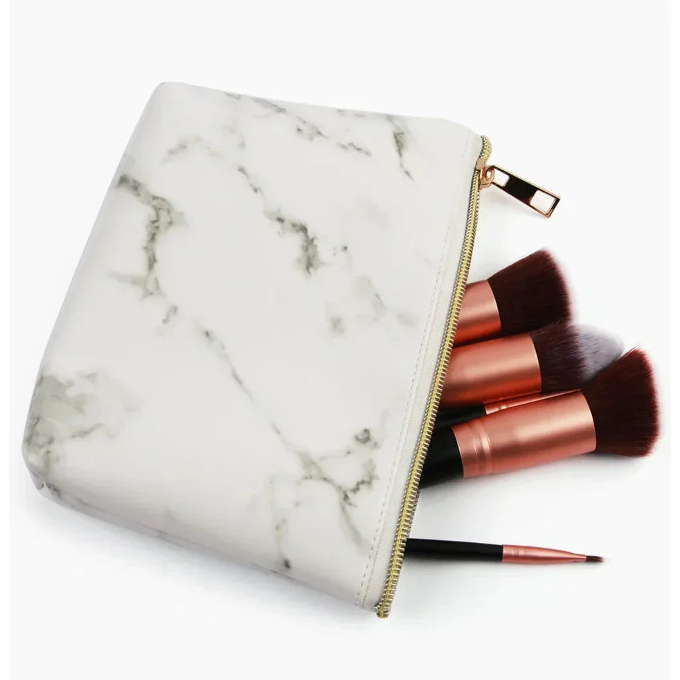 Lilyana | Marmor Elegans 3-i-1 Kosmetik-Make-up Resväskeset