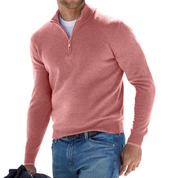 Daniel | Eleganter und raffinierter Herren-Pullover mit Reißverschluss