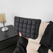Sophie | Quilted kosmetik-make-up clutch med dragkedja