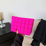 Sophie | Quilted kosmetik-make-up clutch med dragkedja