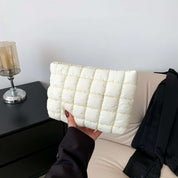 Sophie | Quilted kosmetik-make-up clutch med dragkedja