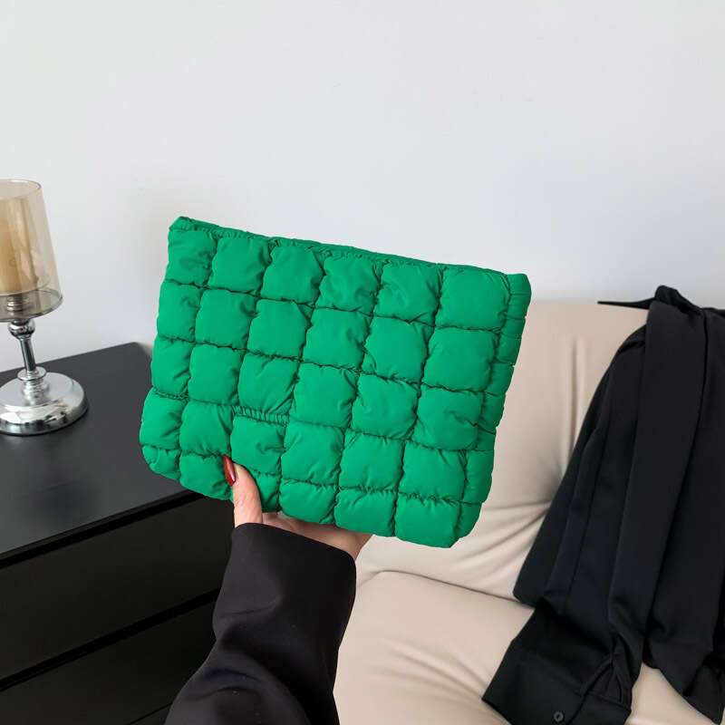 Sophie | Quilted kosmetik-make-up clutch med dragkedja