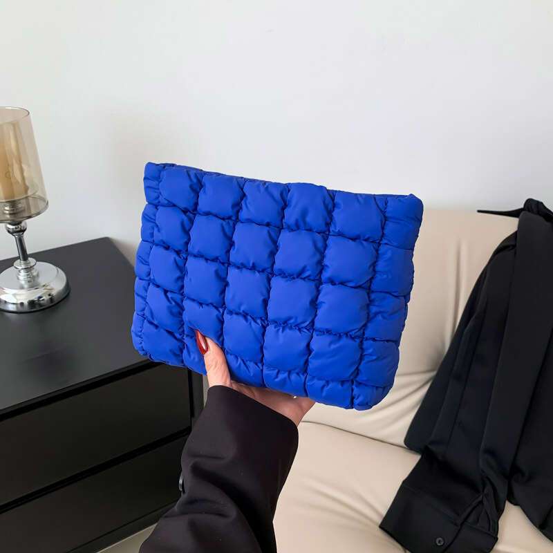 Sophie | Quilted kosmetik-make-up clutch med dragkedja
