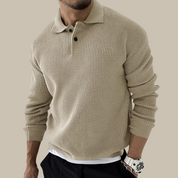 CHRIS | Stylisches Langarm-Polo-Shirt für Männer