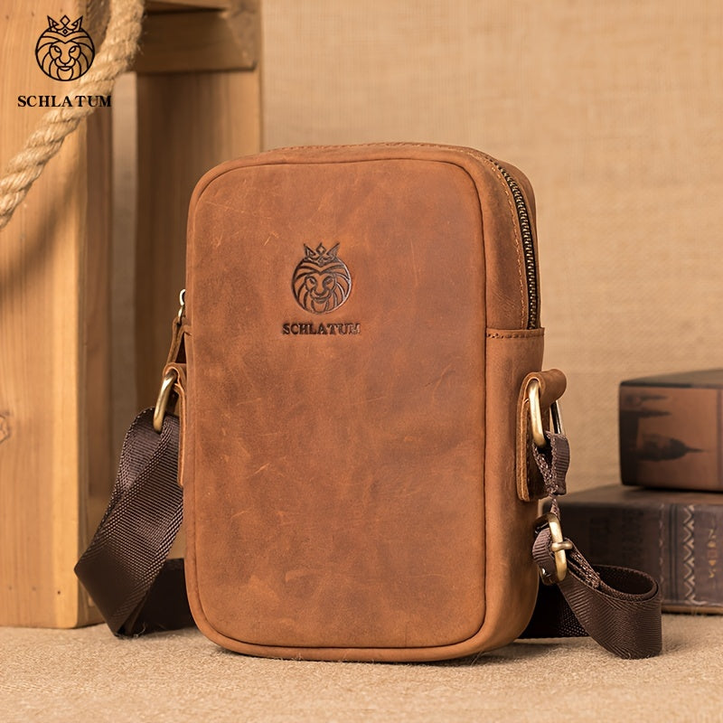Noah | Leren Schultertasche von Premium-Qualität