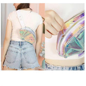 Piper | Holografisk snäckformad crossbody midjeväska