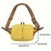 Ruby | Avslappnad vattenavvisande nylon höftväska crossbody