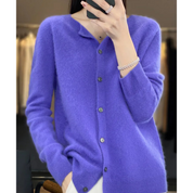 DANIELLE | Dam O-hals Cardigan