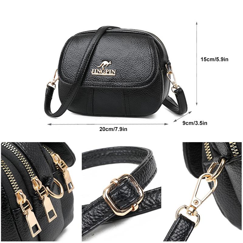 Luna | Stilren crossbody-väska med stöldskydd
