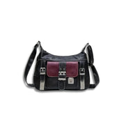 Leila | Vintage PU-läder dam crossbody-handväska