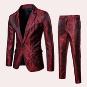 2-teiliger Männeranzug mit Blazer & Hosen für formelle Veranstaltungen 5