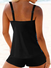 2-teiliger Schwimmkleid mit niedrigen Taillenshorts 5