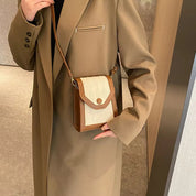 Nina | Mångsidig PU-läder Mini Mode Crossbody Mobiltelefon Handväska