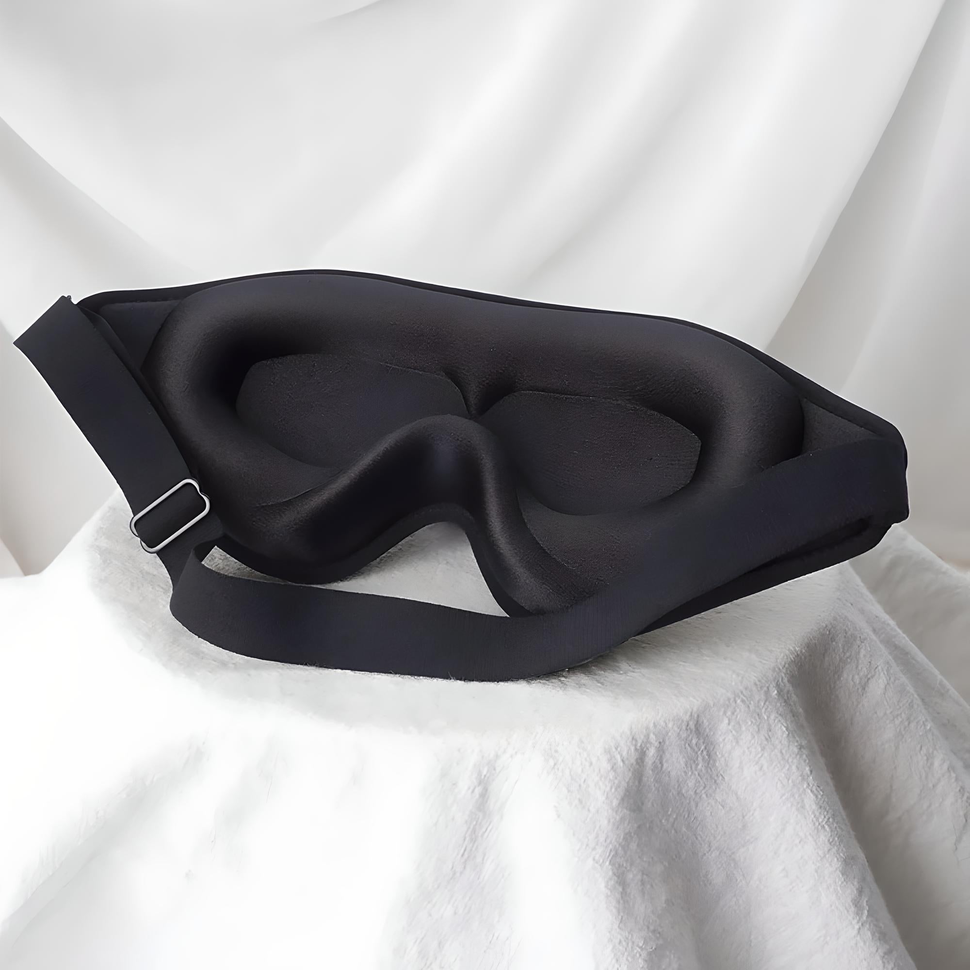 Traumhafte Reise | Luxuriöse Memory-Schaum Schlafmaske für unterwegs