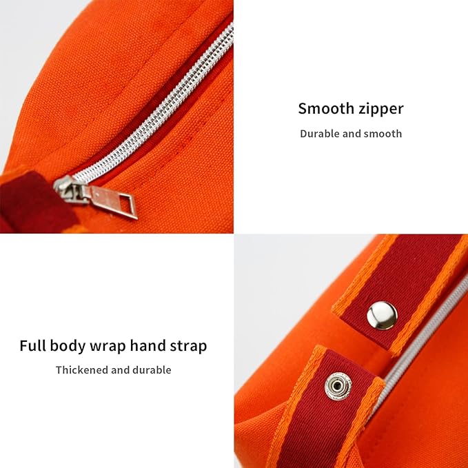 Kimora | Bärbar canvas sminkväska med flera fack