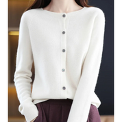 DANIELLE | Dam O-hals Cardigan