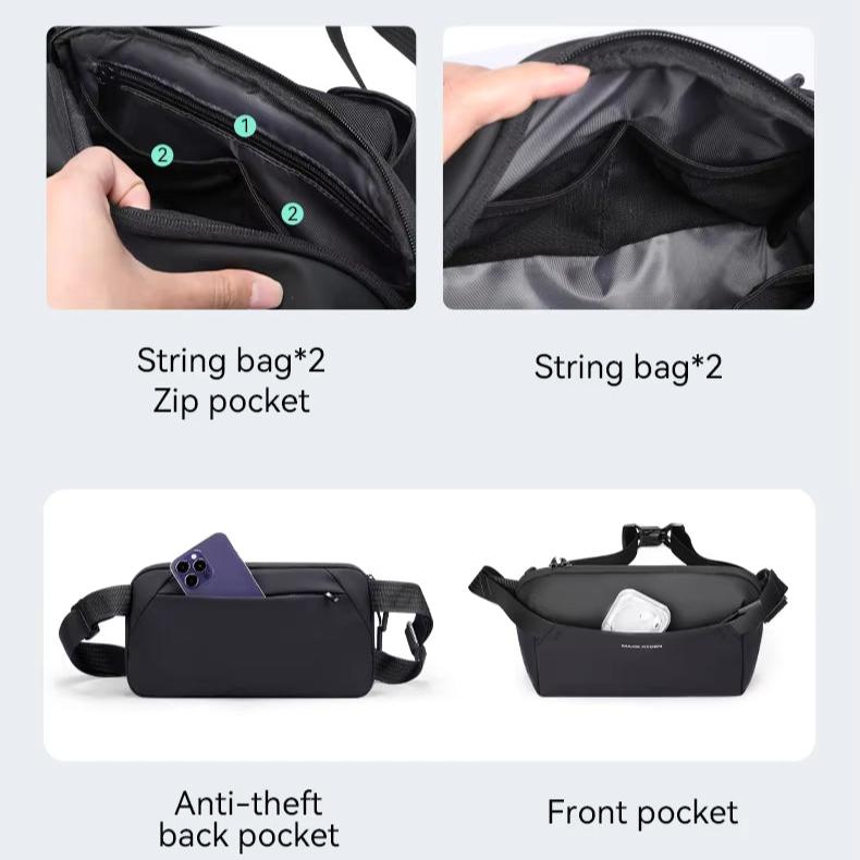 Noah | Lätt casual rese crossbody midjeväska