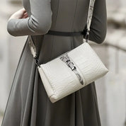 Aurora | Snygg krokodilmönstrad crossbody slingväska