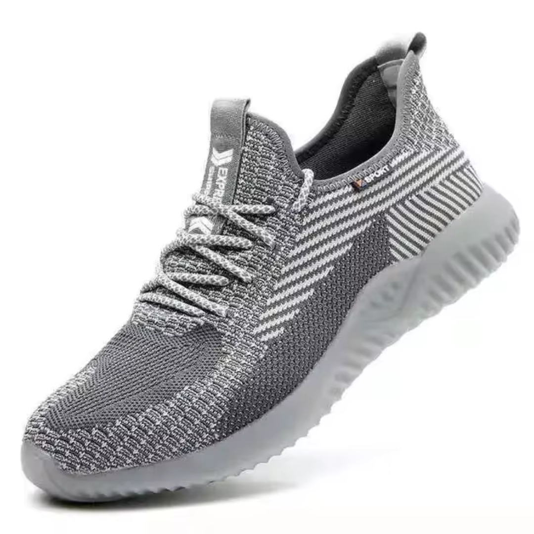 Mikee | Ultralätta herrarbetsneakers för säkert grepp