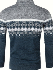 Herren retro-kofta i elegant elastisk jersey FRANCHI