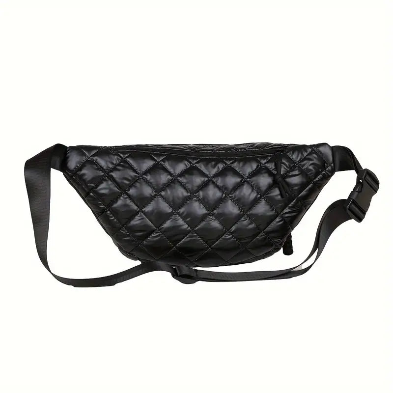Ethan | Avslappnad quiltad crossbody-bröst- och höftväska