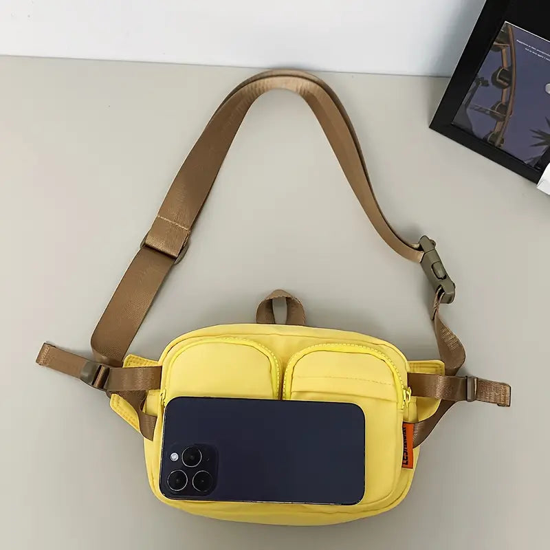 Ruby | Avslappnad vattenavvisande nylon höftväska crossbody