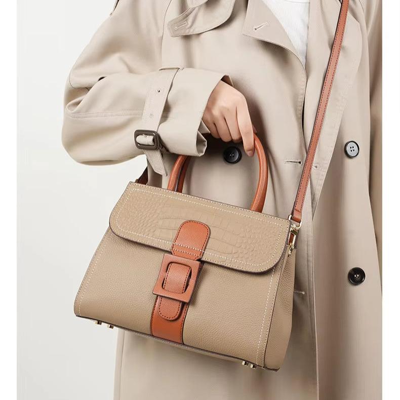 Sophia | Elegant krokodilmönstrad crossbody-handväska