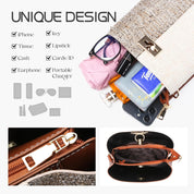 Maya | Liten färgblock crossbody sling bucket-väska