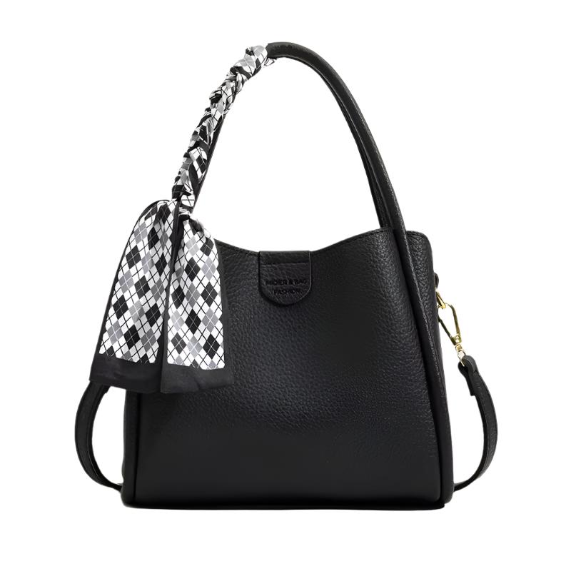 Olivia | Damen Chique Lychee Textur Crossbody Handväska