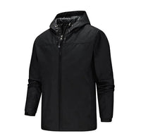 AUGUST | Stilren outdoorjacka för män - Svart / S