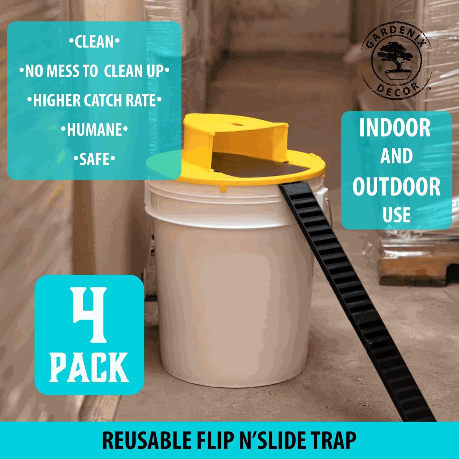 4-Pack-Bucket Deckel Mausfalle 1