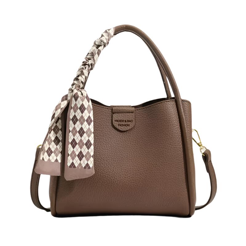 Olivia | Damen Chique Lychee Textur Crossbody Handväska