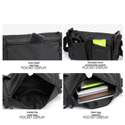 Mason | Herrar Stor Kapacitet Vattentät Crossbody Messenger-väska