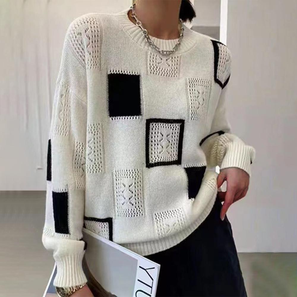 Marlena | Bekväm stickad tröja för damer med stilfulla detaljer