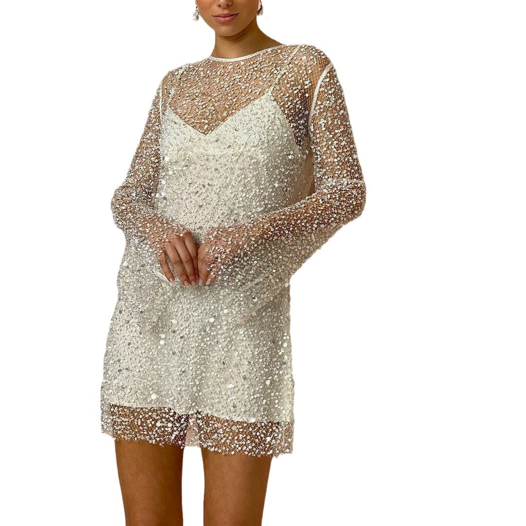 TRISHA | Elegant damklänning med långa ärmar