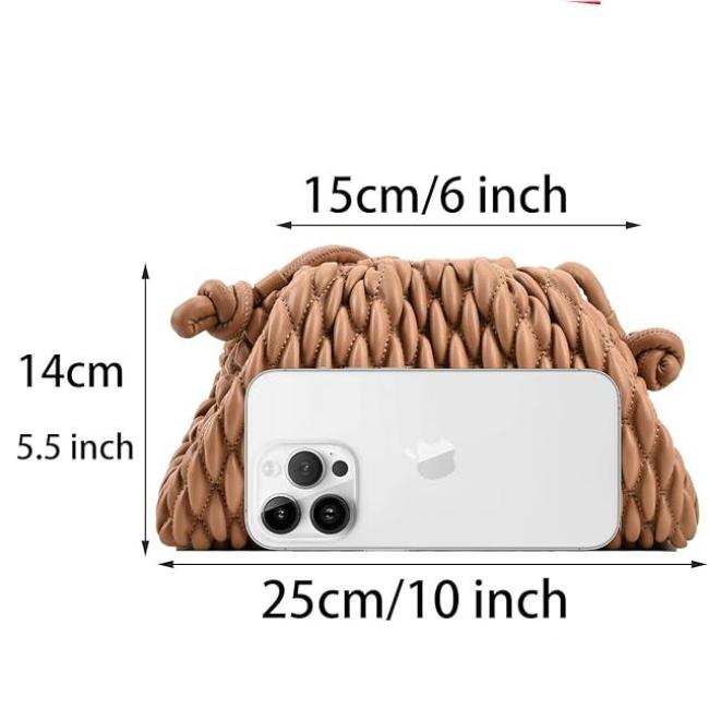 Chloe | Stilren enfärgad mini läder crossbody axelväska