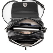 Nova | Croco-mönstrad läder crossbody mini slingväska