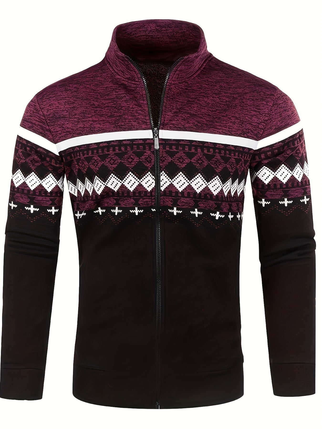 Herren retro-kofta i elegant elastisk jersey FRANCHI