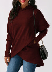 CORNELIA | Trendig asymmetrisk hoodie