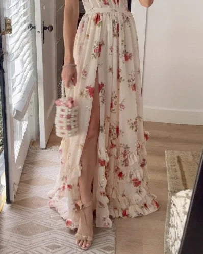 DAIYA | Snygg sommarklänning med blommönster