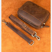 Ethan | Premium Rinderleder Leren Crossbody Sling-väska