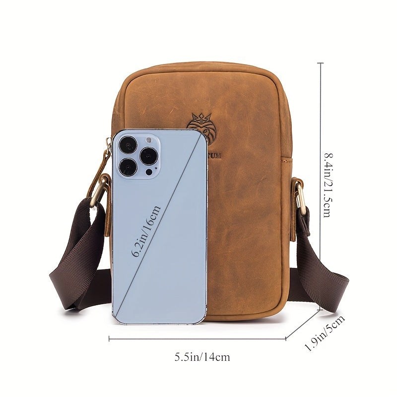 Noah | Leren Schultertasche von Premium-Qualität