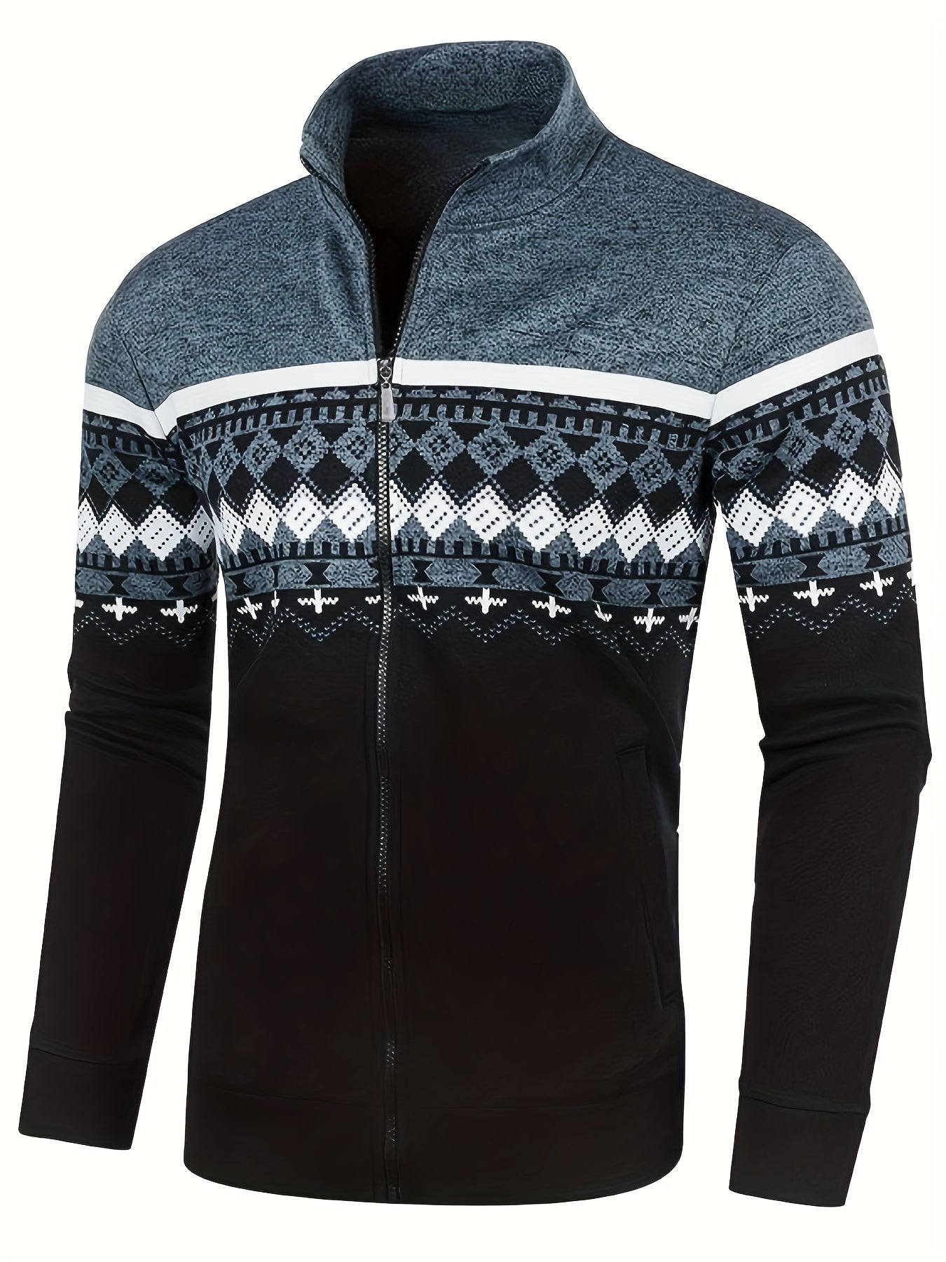 Herren retro-kofta i elegant elastisk jersey FRANCHI