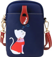 Sophie | Söt crossbody-telefontväska med kattmotiv