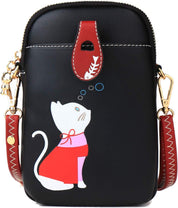 Sophie | Söt crossbody-telefontväska med kattmotiv