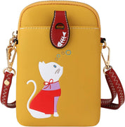 Sophie | Söt crossbody-telefontväska med kattmotiv