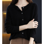 DANIELLE | Dam O-hals Cardigan