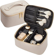 Dalia | Damen Deluxe Läder Resekosmetiktväska