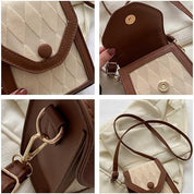 Nina | Mångsidig PU-läder Mini Mode Crossbody Mobiltelefon Handväska