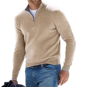 Daniel | Eleganter und raffinierter Herren-Pullover mit Reißverschluss
